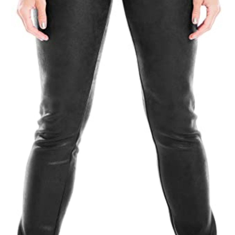 MAX STUDIO faux-leather leggings - Picture 13 of 13